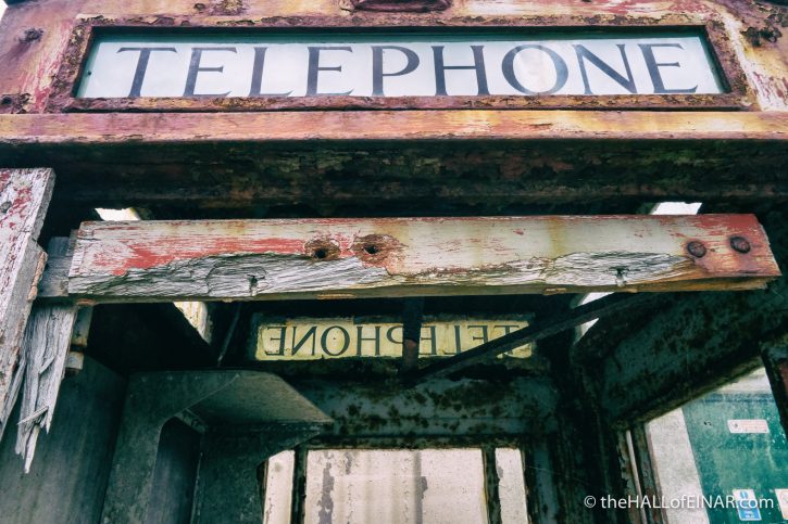 Telephone box - The Hall of Einar - photograph (c) David Bailey