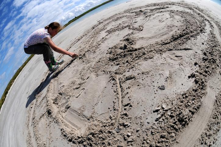 An Angel on the Sand