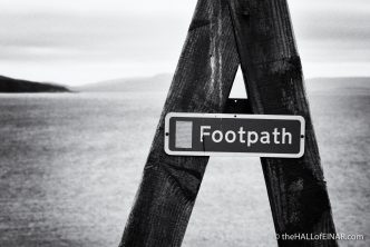 Footpath on Westray - photograph (c) 2016 David Bailey (not the)