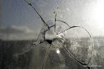 Broken window - photograph (c) 2016 David Bailey (not the)