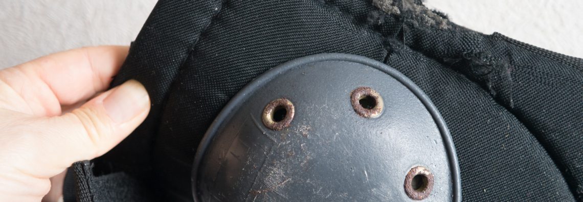 Mice nibble knee protectors - photograph (c) 2016 David Bailey (not the)