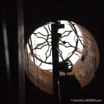 St Magnus Cathedral clock - photograph (c) David Bailey (not the)