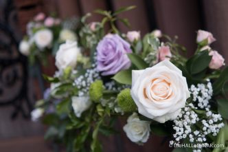 Flowers for a wedding at St Magnus Cathedral - photograph (c) 2016 David Bailey (not the)