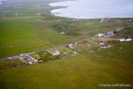 Papa Westray from the air - photograph (c) David Bailey (not the)