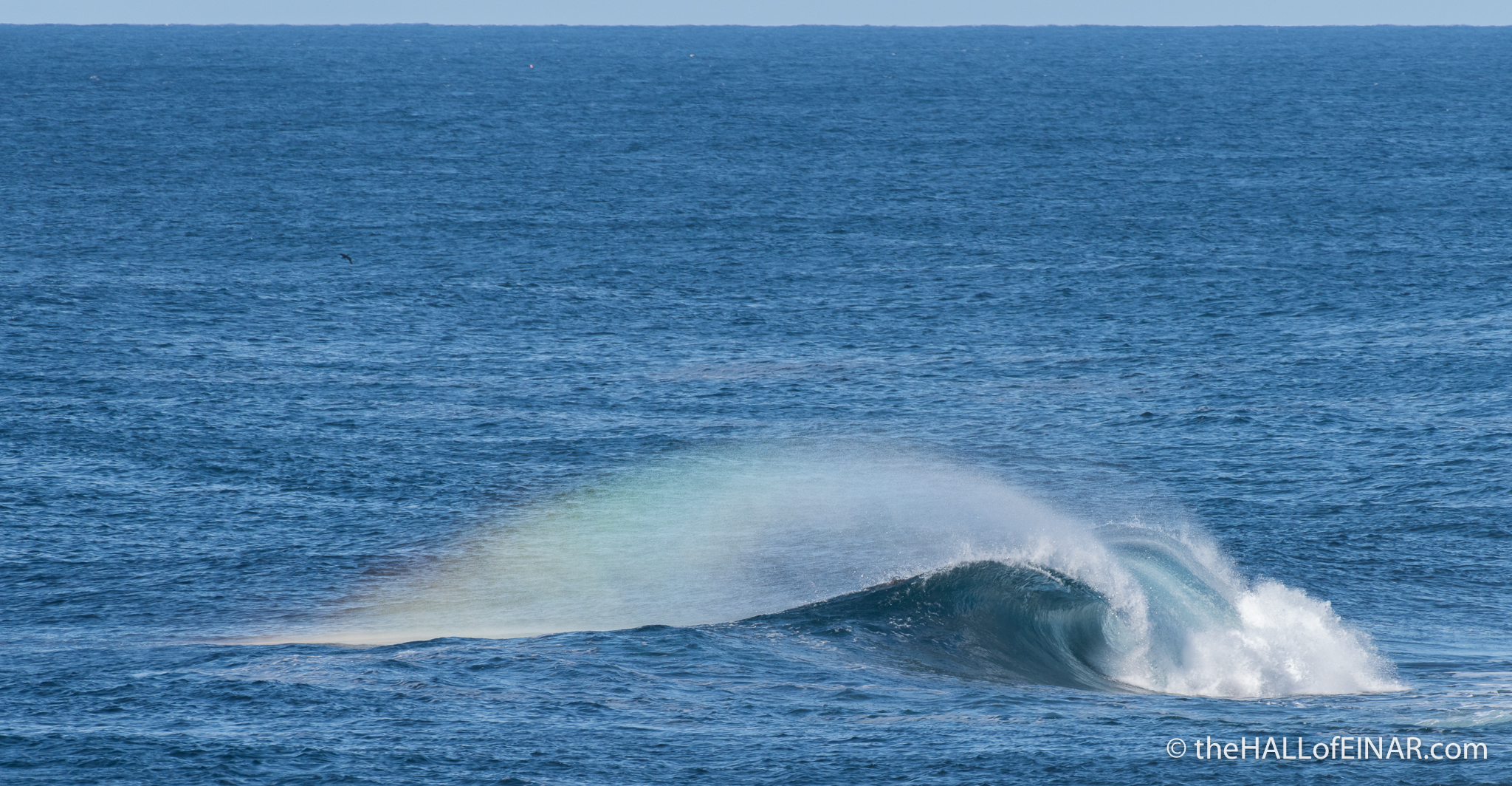 Rainbow Wave - The Hall of Einar - photograph (c) David Bailey (not the)