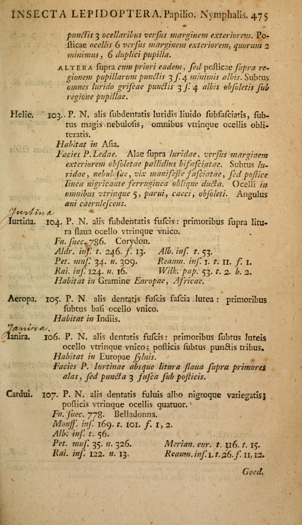 Vanessa cardui - Carl Linnaeus - Systema Naturae