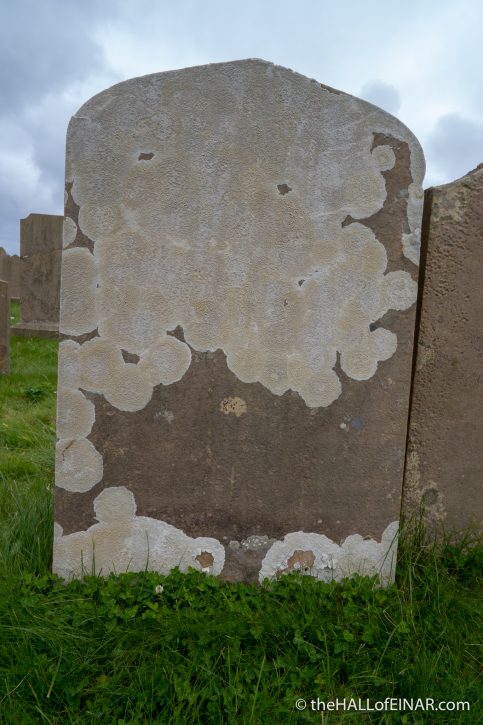 Gravestone - The Hall of Einar - photograph (c) David Bailey (not the)