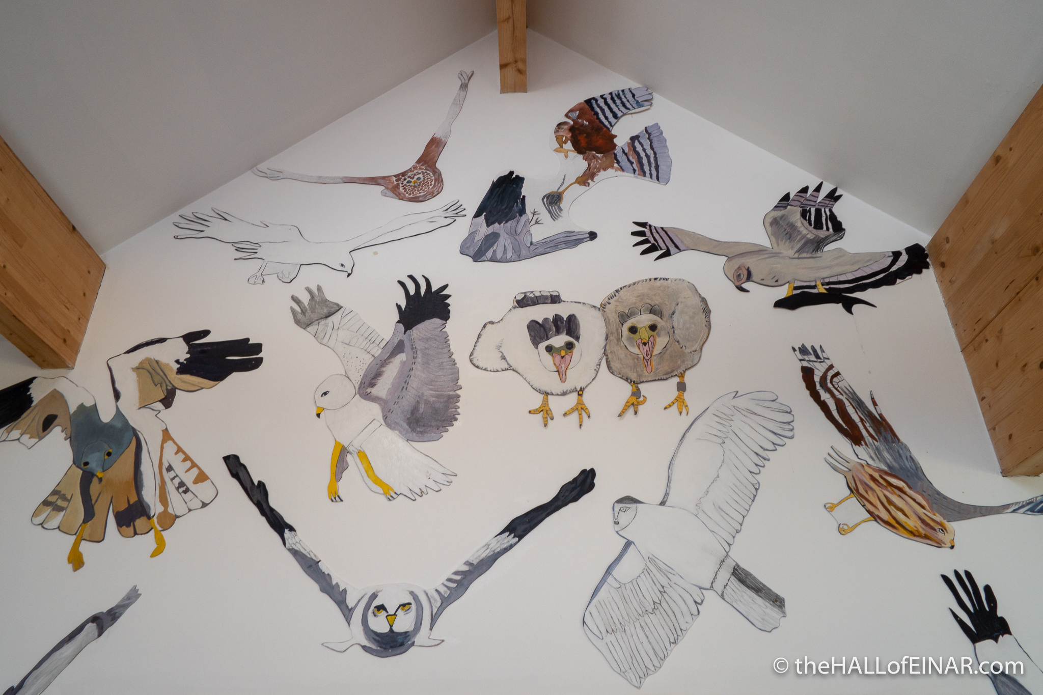 Hen Harrier - The Hall of Einar - Artwork by Firth Primary School