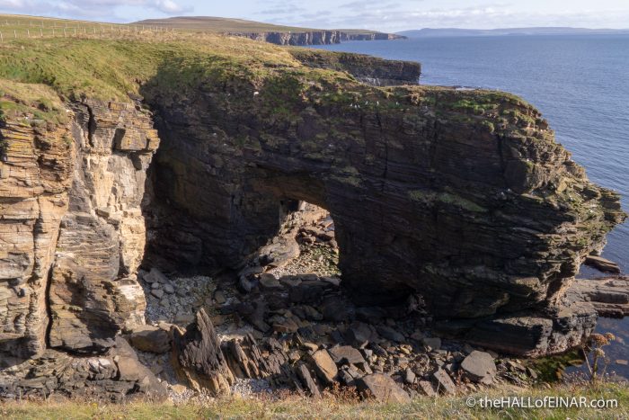 Westray Coast - The Hall of Einar - photograph (c) David Bailey (not the)