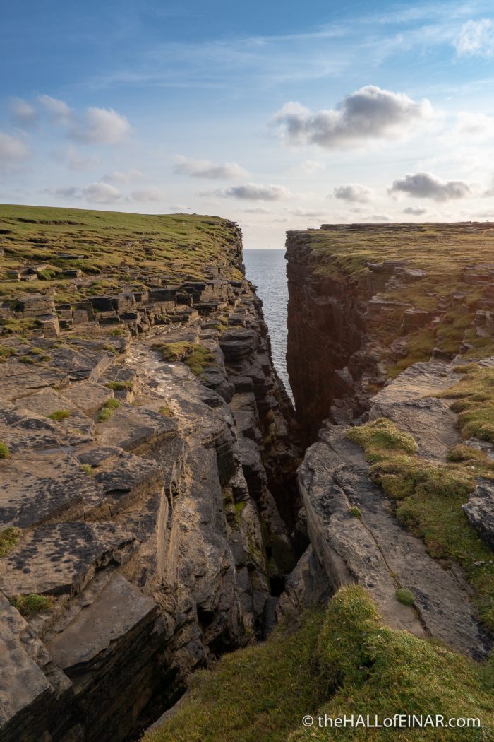 Westray Coast - The Hall of Einar - photograph (c) David Bailey (not the)