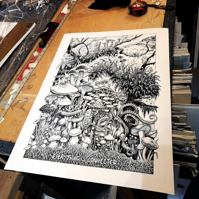 Everything is Connected - Bernoids Inktober 2019