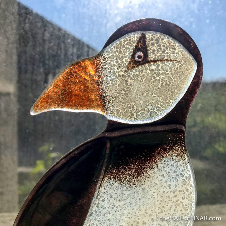 Glass Puffin - The Hall of Einar - photograph (c) David Bailey (not the)