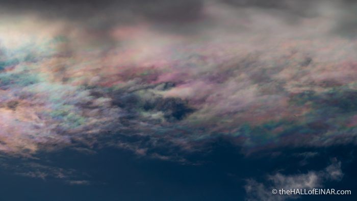 Iridescent Clouds - The Hall of Einar - photograph (c) David Bailey (not the)