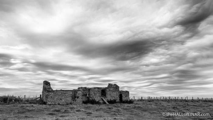 Clouds on Westray - The Hall of Einar - photograph (c) David Bailey (not the)