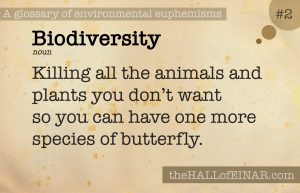 2 Biodiversity - a glossary of environmental euphemisms