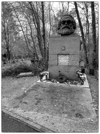 Highgate Cemetary - The Hall of Einar - photograph (c) David Bailey (not the)