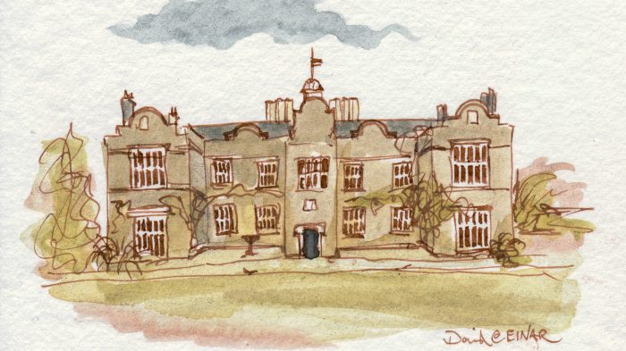Sketching Newton Abbot - The Hall of Einar - (c) David Bailey (not the)