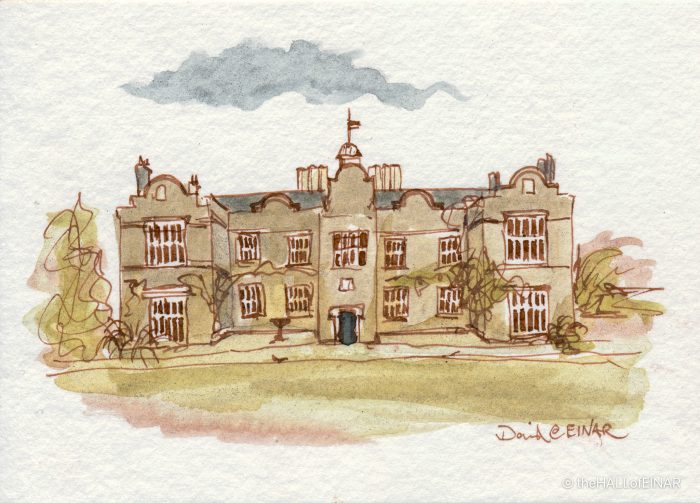 Sketching Newton Abbot - The Hall of Einar - (c) David Bailey (not the)