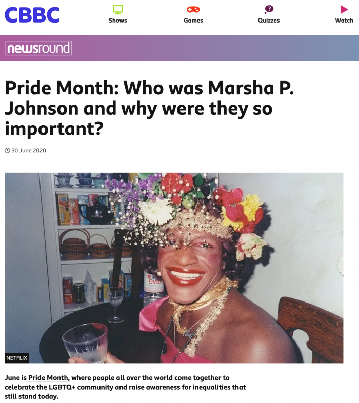 Marsha P Johnson
