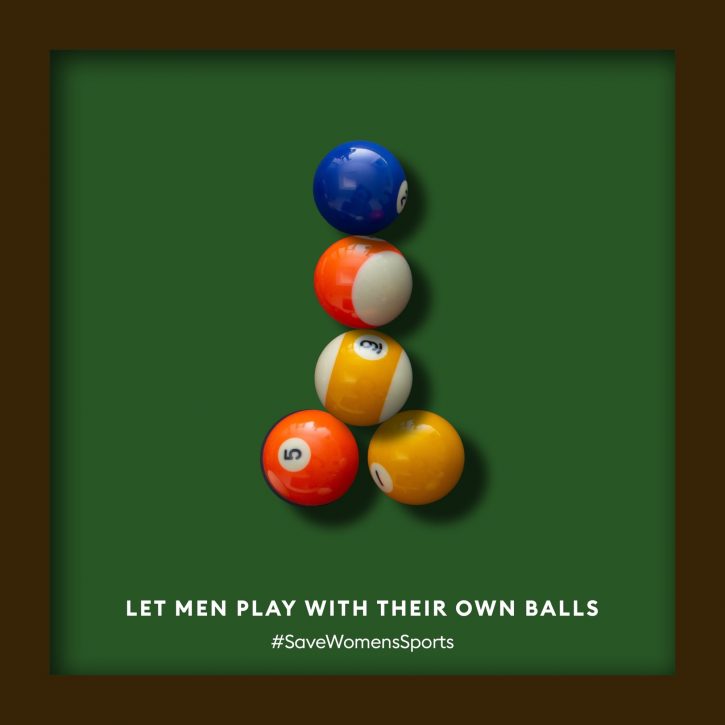Let men play with their own balls