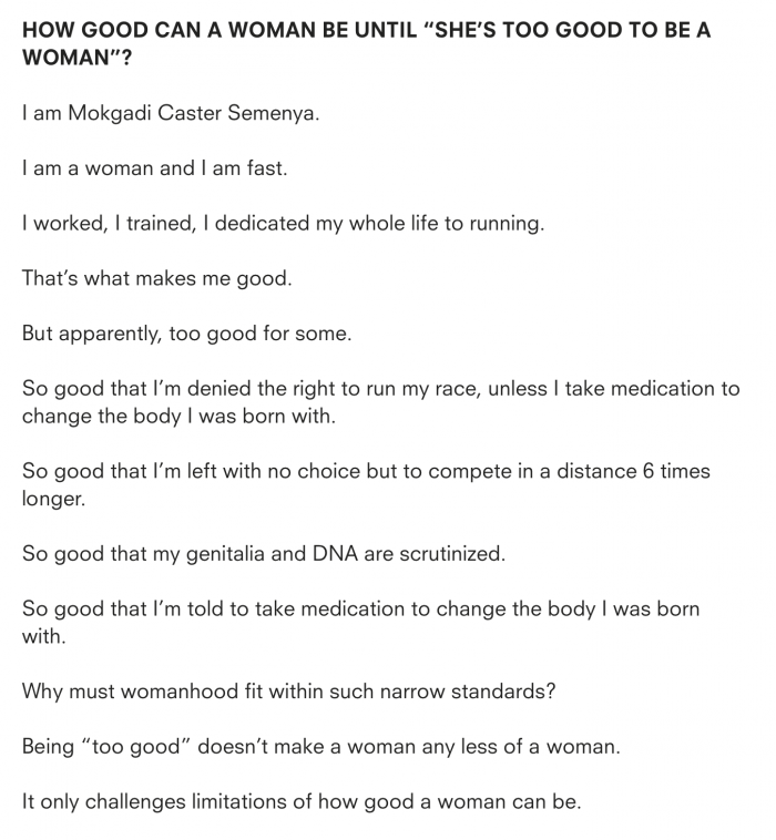 Caster Semenya