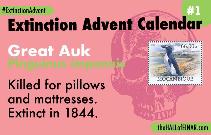 Extinction Advent Calendar 1