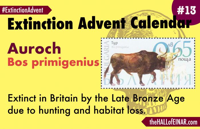Extinction Advent Calendar 13