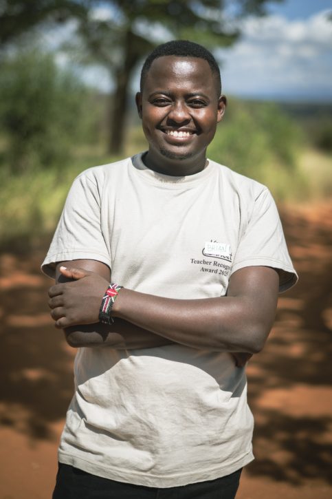 Brian at a Kenyan School - The Hall of Einar - photograph © David Bailey (not the)