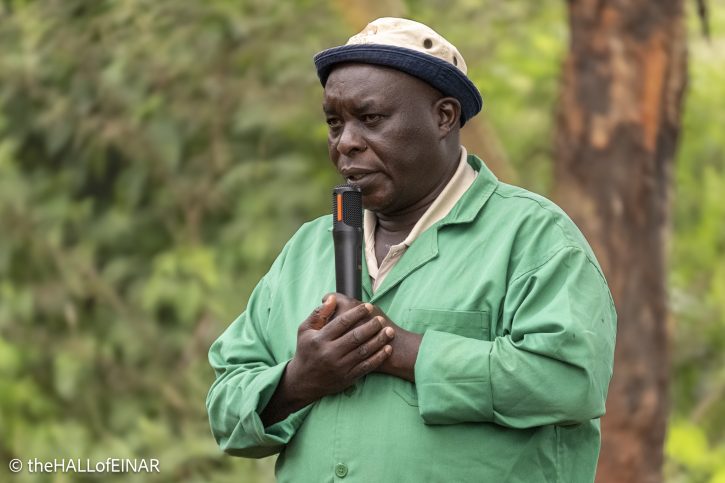 Sheldrick Wildlife Trust presenter - The Hall of Einar - photograph © David Bailey (not the)