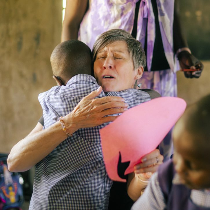 Kenyan Classroom - Elmer the Elephant - The Hall of Einar - photograph © David Bailey (not the)