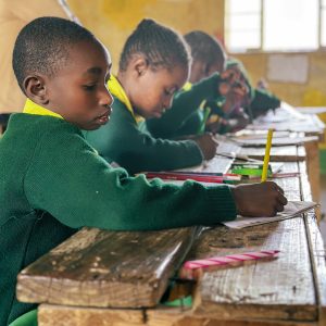 Kenyan Classroom - The Hall of Einar - photograph © David Bailey (not the)