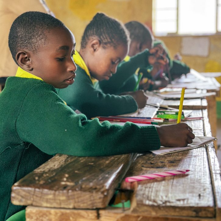 Kenyan Classroom - The Hall of Einar - photograph © David Bailey (not the)