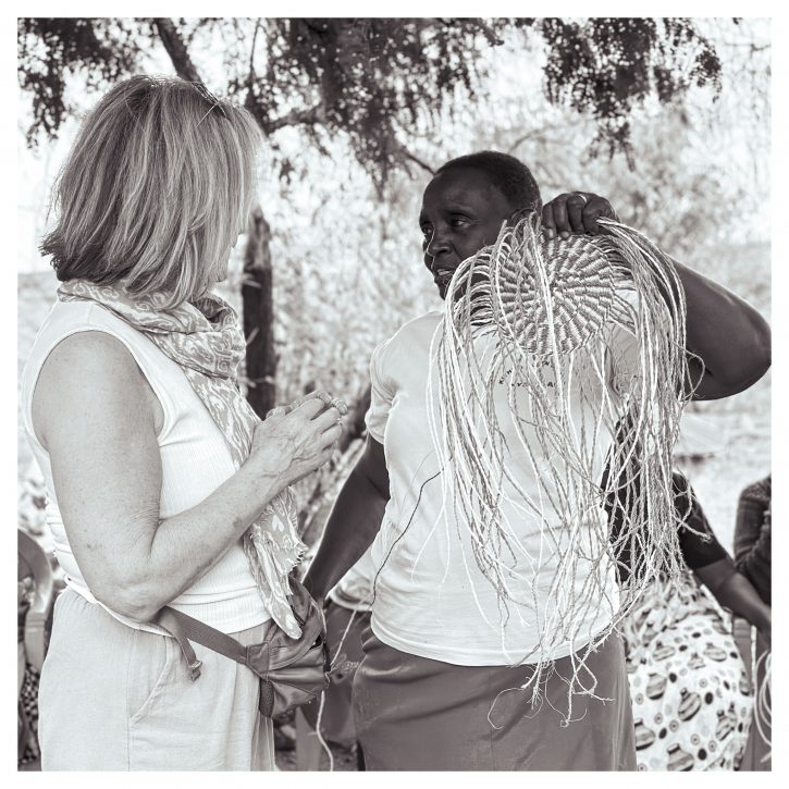 Lindsey at Kithoto Women Group - The Hall of Einar - photograph © David Bailey (not the)