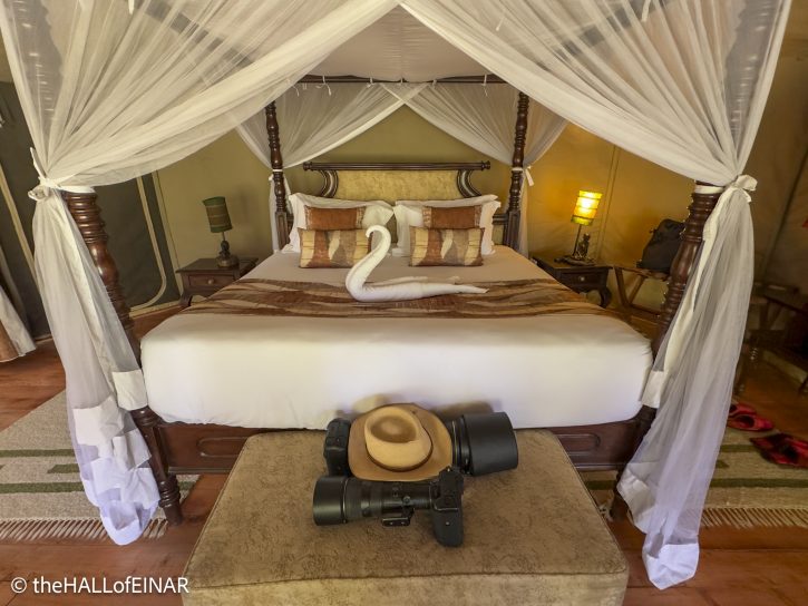 Mara Ngenche Lodge tent - Kenya Safari - The Hall of Einar- photograph © David Bailey (not the)