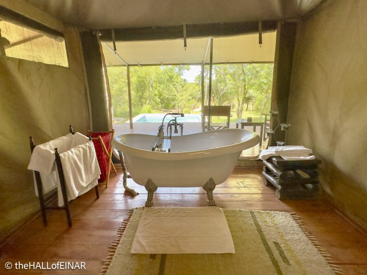 Mara Ngenche Lodge tent - Kenya Safari - The Hall of Einar- photograph © David Bailey (not the)
