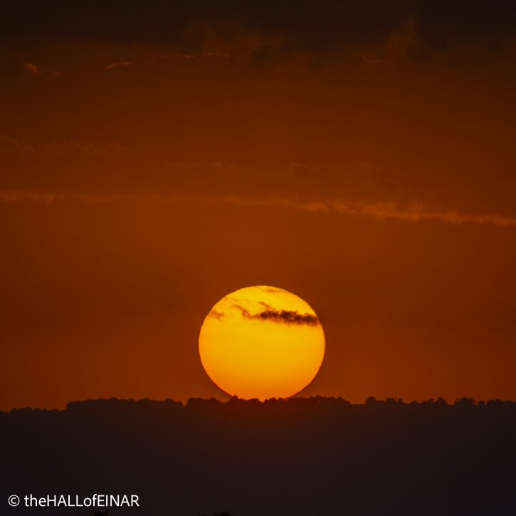 Sunset - Kenya Safari - The Hall of Einar- photograph © David Bailey (not the)